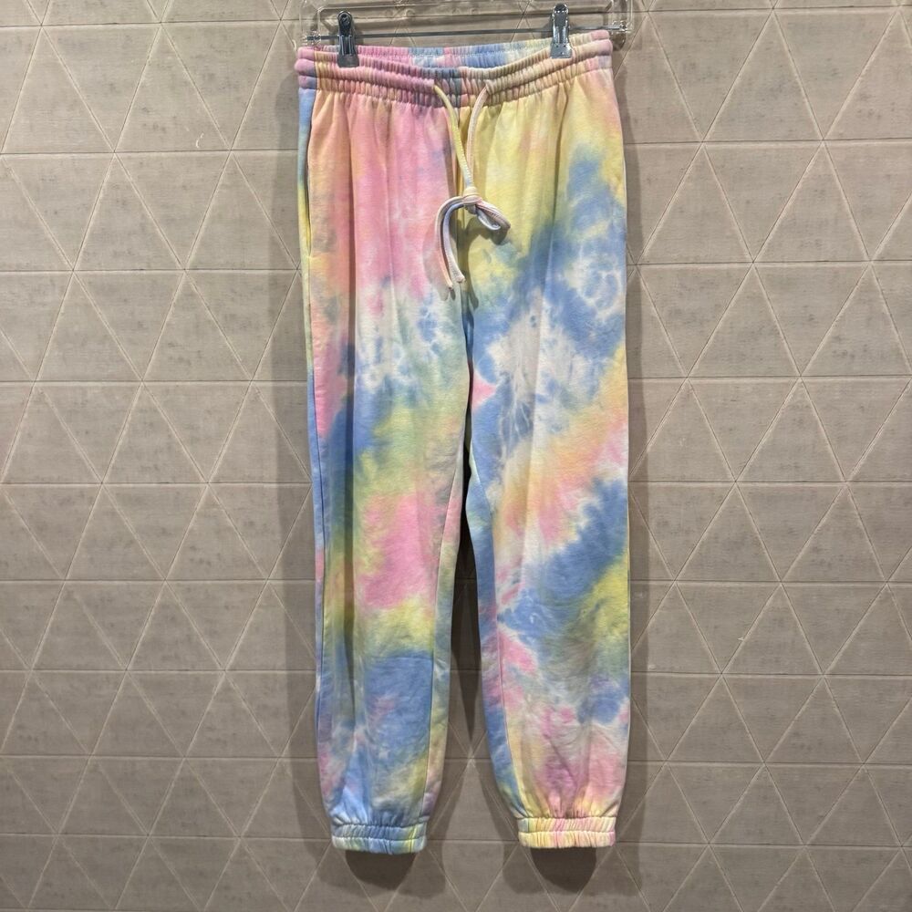 Le Lis Medium Boho Tie Dye Drawstring Casual Jogger Lounge Sweatpants